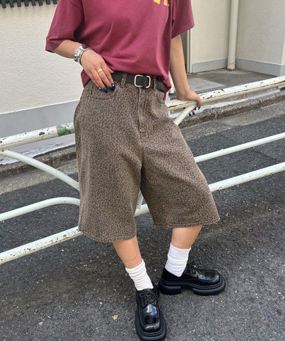 【AW】柄帆布半褲