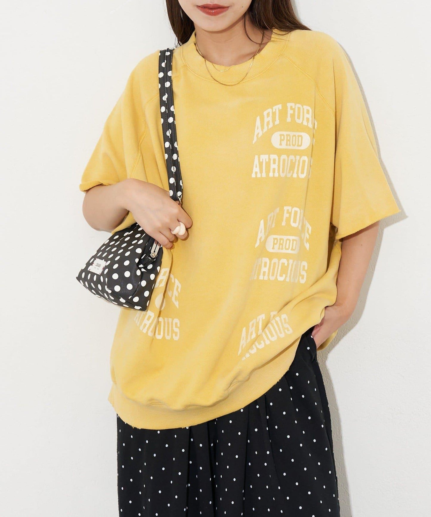 【復刻標籤】短袖拉甘運動衫