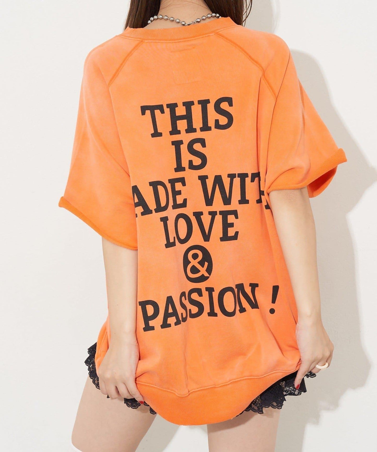 【復刻標籤】短袖拉甘運動衫