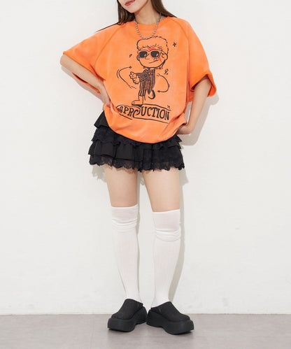 【復刻標籤】短袖拉甘運動衫