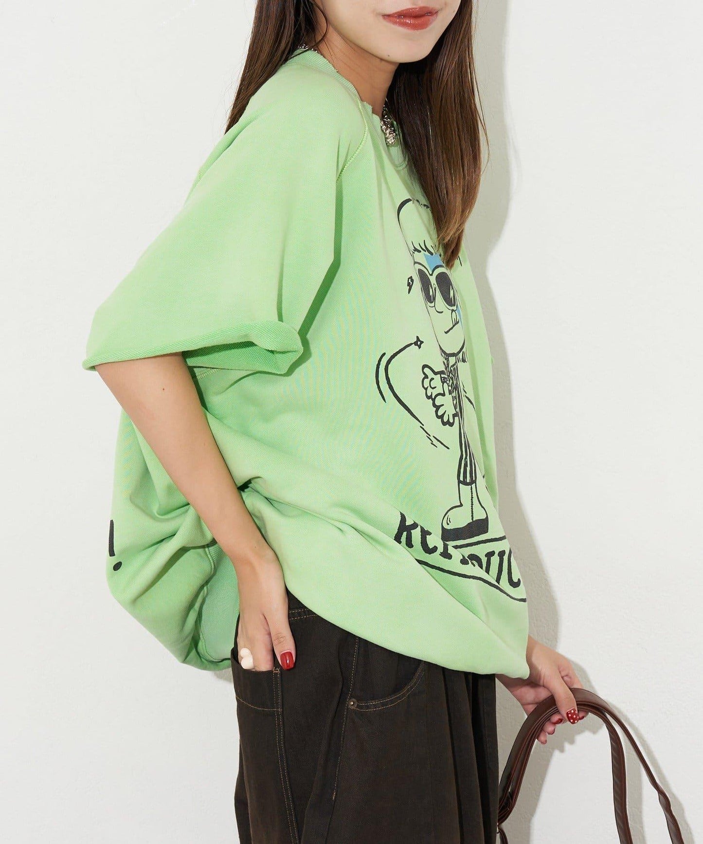 【復刻標籤】短袖拉甘運動衫