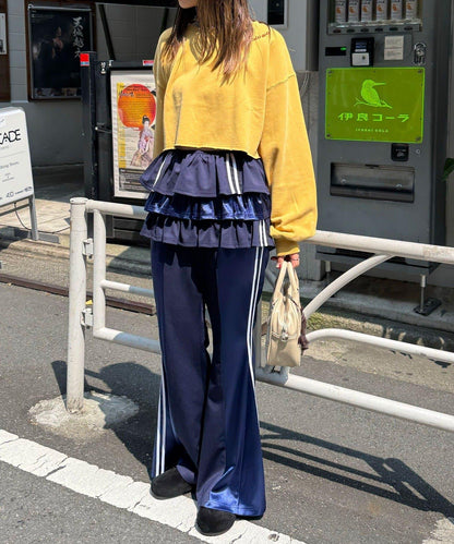 【Ciaopanic】圓領刺繡水洗短款衛衣