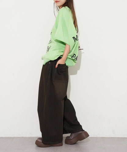 【復刻標籤】短袖拉甘運動衫