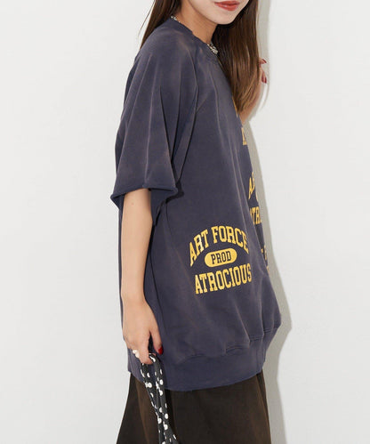 【復刻標籤】短袖拉甘運動衫