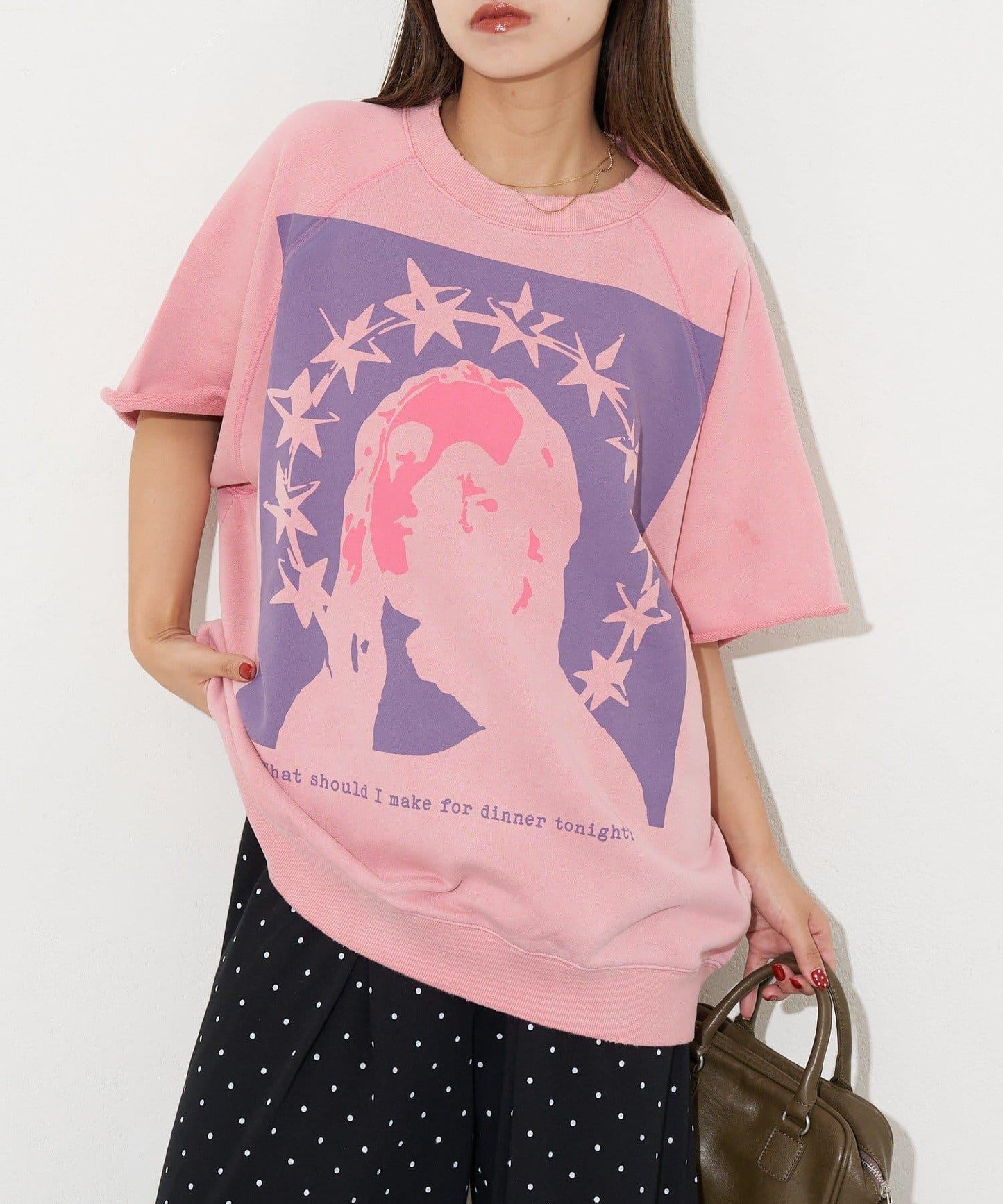 【復刻標籤】短袖拉甘運動衫