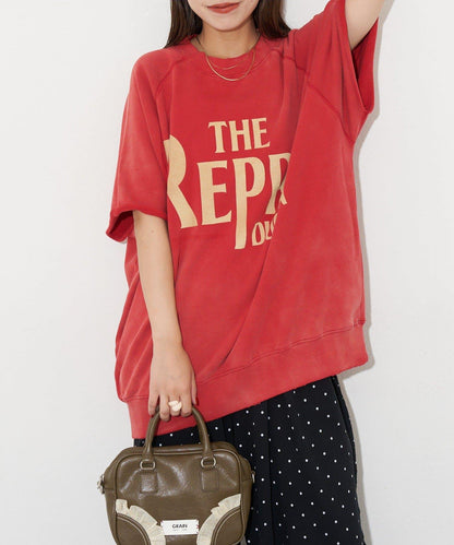 【復刻標籤】短袖拉甘運動衫