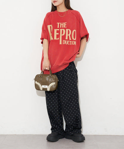 【復刻標籤】短袖拉甘運動衫