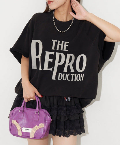 【復刻標籤】短袖拉甘運動衫