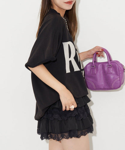 【復刻標籤】短袖拉甘運動衫