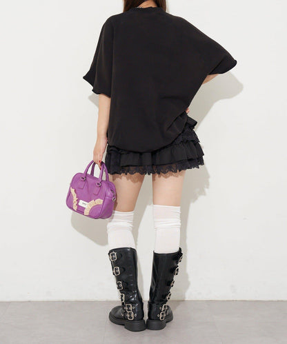 【復刻標籤】短袖拉甘運動衫