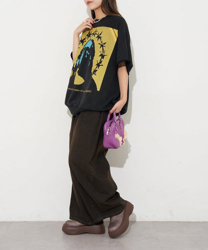 【復刻標籤】短袖拉甘運動衫