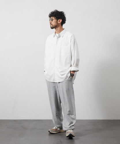 輕鬆合身寬鬆襯衫 / 常規領 / 長袖