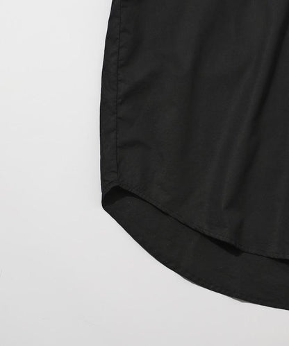 輕鬆合身寬鬆襯衫 / 常規領 / 長袖