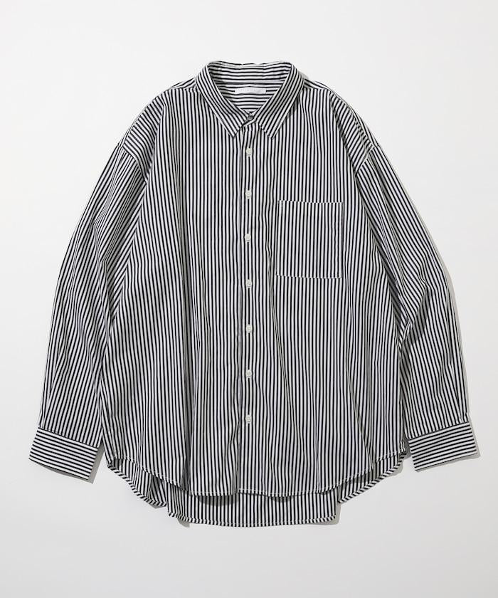 輕鬆合身寬鬆襯衫 / 常規領 / 長袖