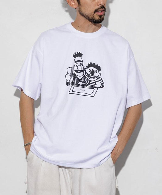 Best Friends 正面印花T恤 / CP25SS-FH007