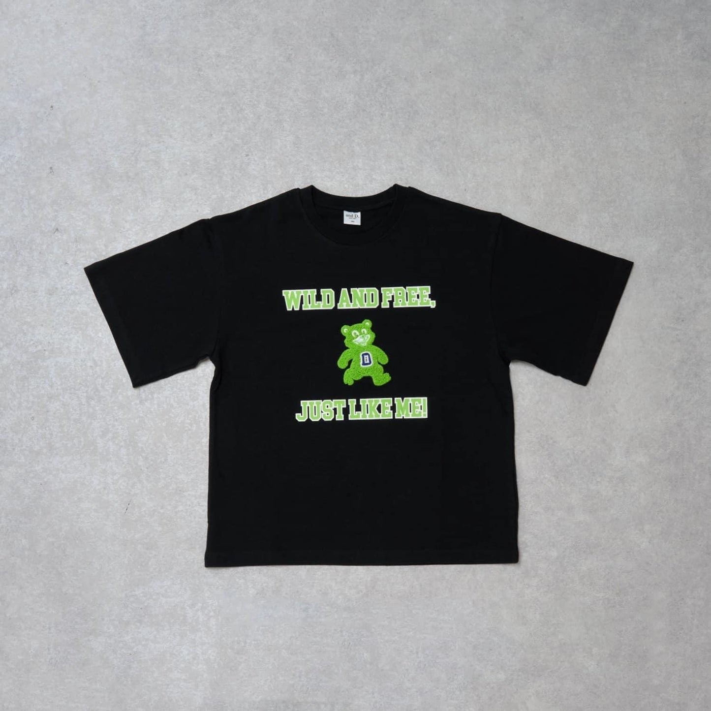 【純棉100%】學院風小熊短袖T恤