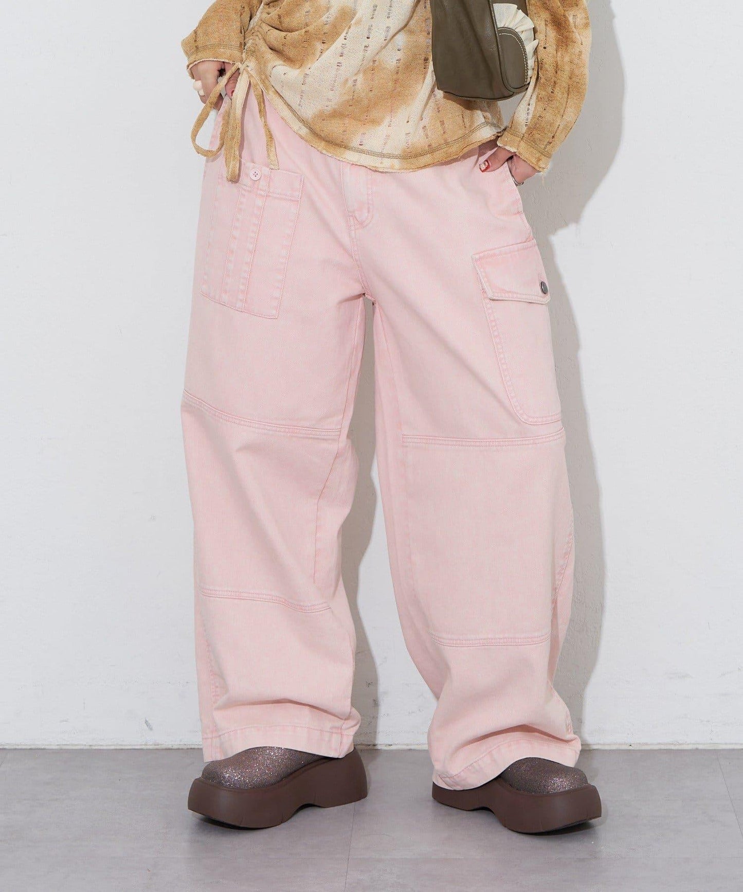 【Ciaopanic】【Anti Warp】工裝牛仔褲