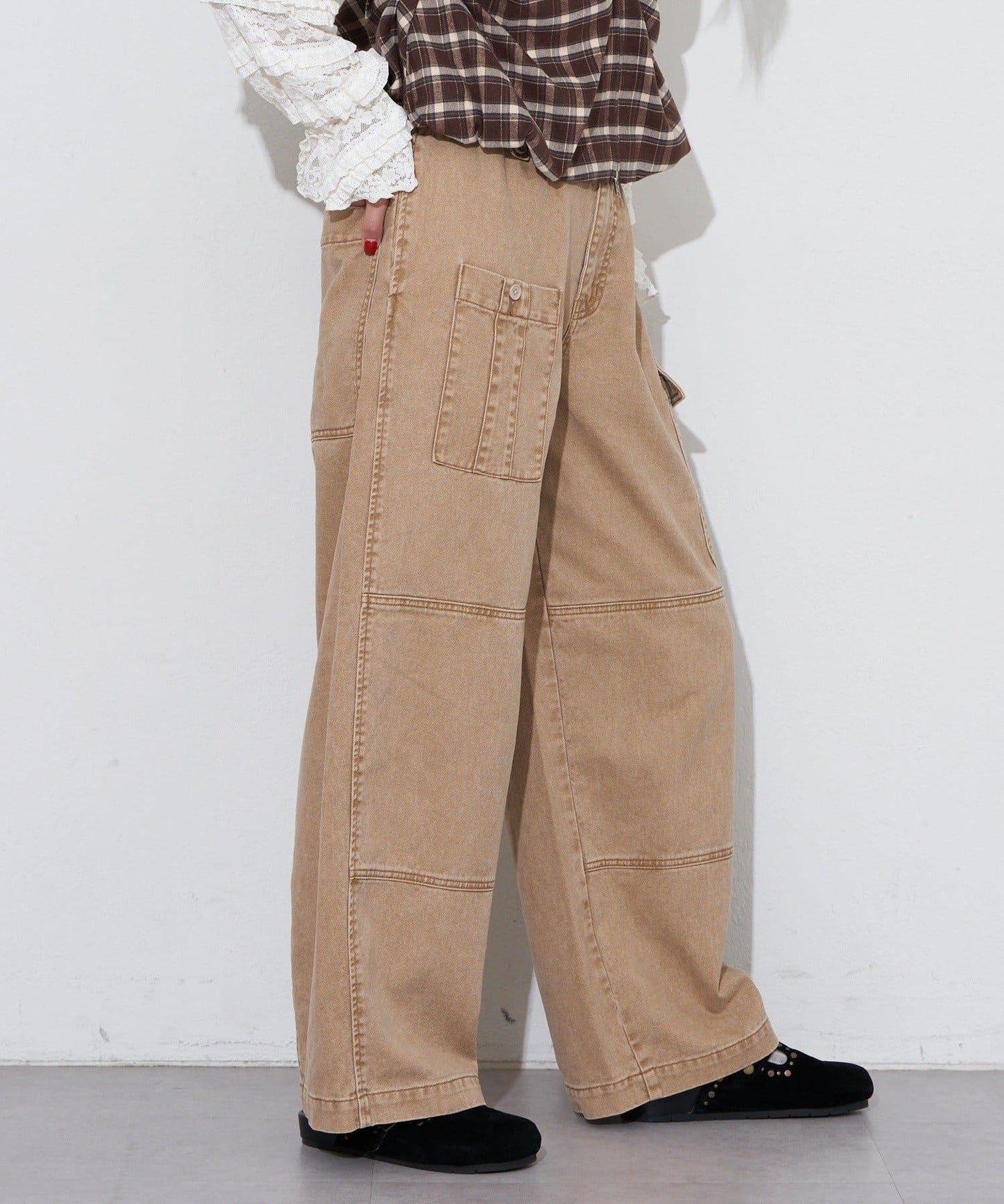 【Ciaopanic】【Anti Warp】工裝牛仔褲