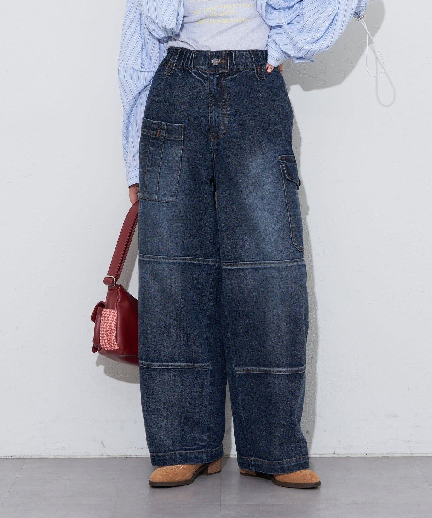 【Ciaopanic】【Anti Warp】工裝牛仔褲