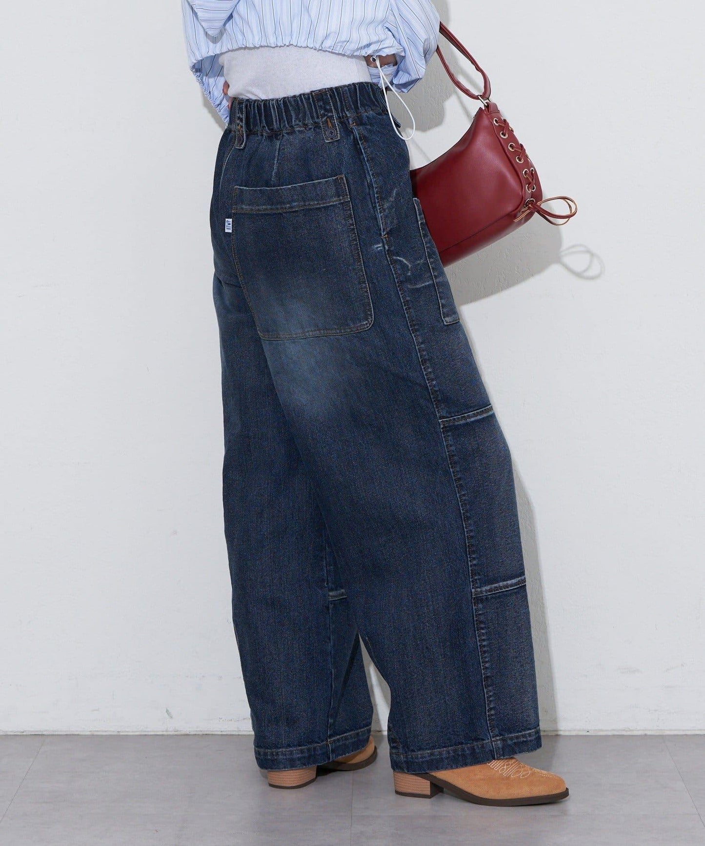 【Ciaopanic】【Anti Warp】工裝牛仔褲