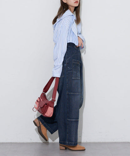 【Ciaopanic】【Anti Warp】工裝牛仔褲