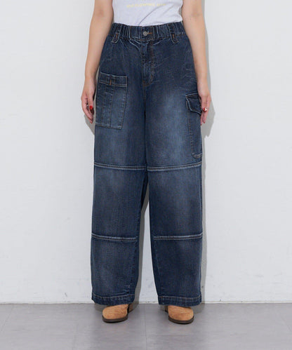 【Ciaopanic】【Anti Warp】工裝牛仔褲