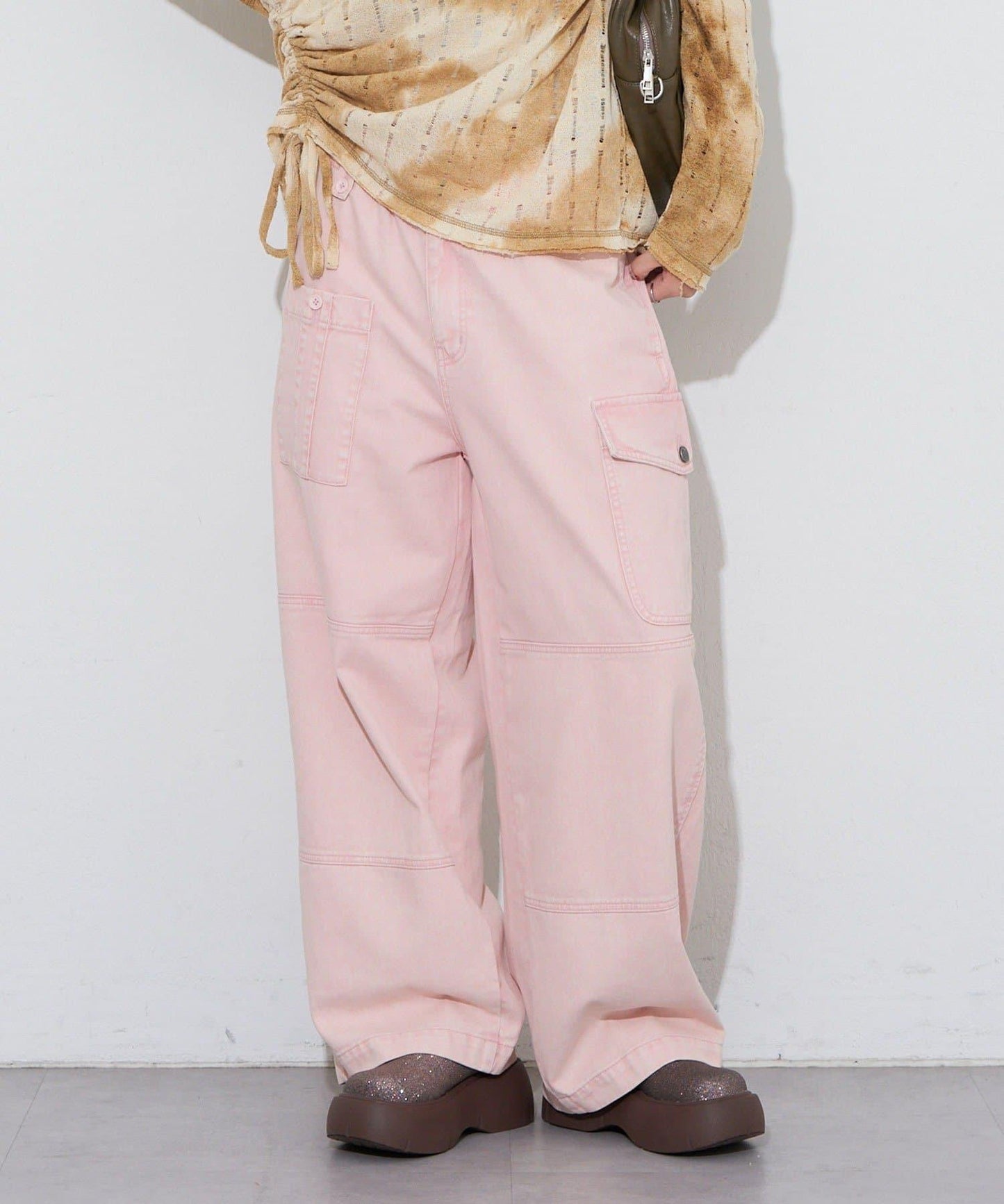 【Ciaopanic】【Anti Warp】工裝牛仔褲