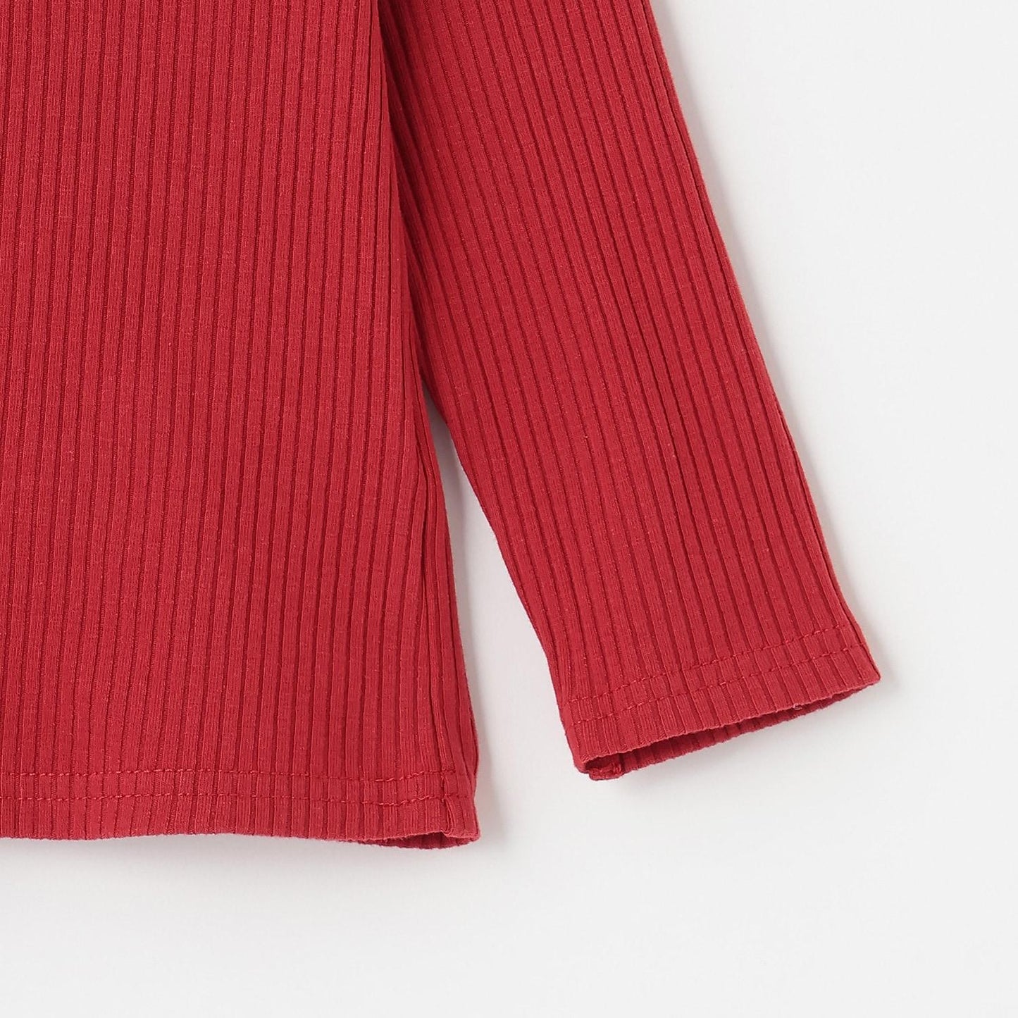 基礎羅紋長袖T恤