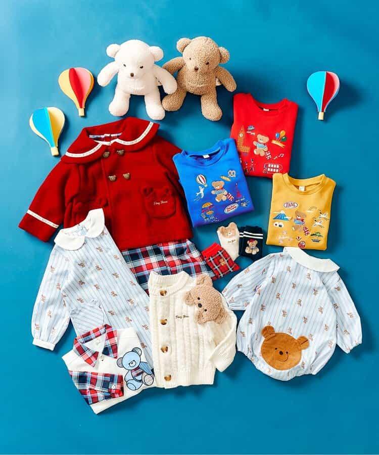 tiny bear 3雙裝混色襪