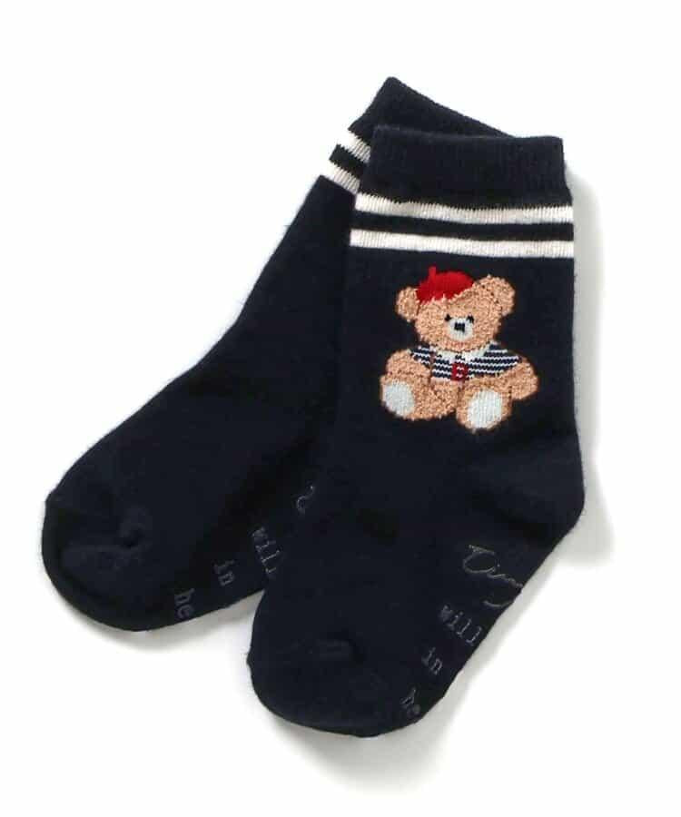 tiny bear 3雙裝混色襪
