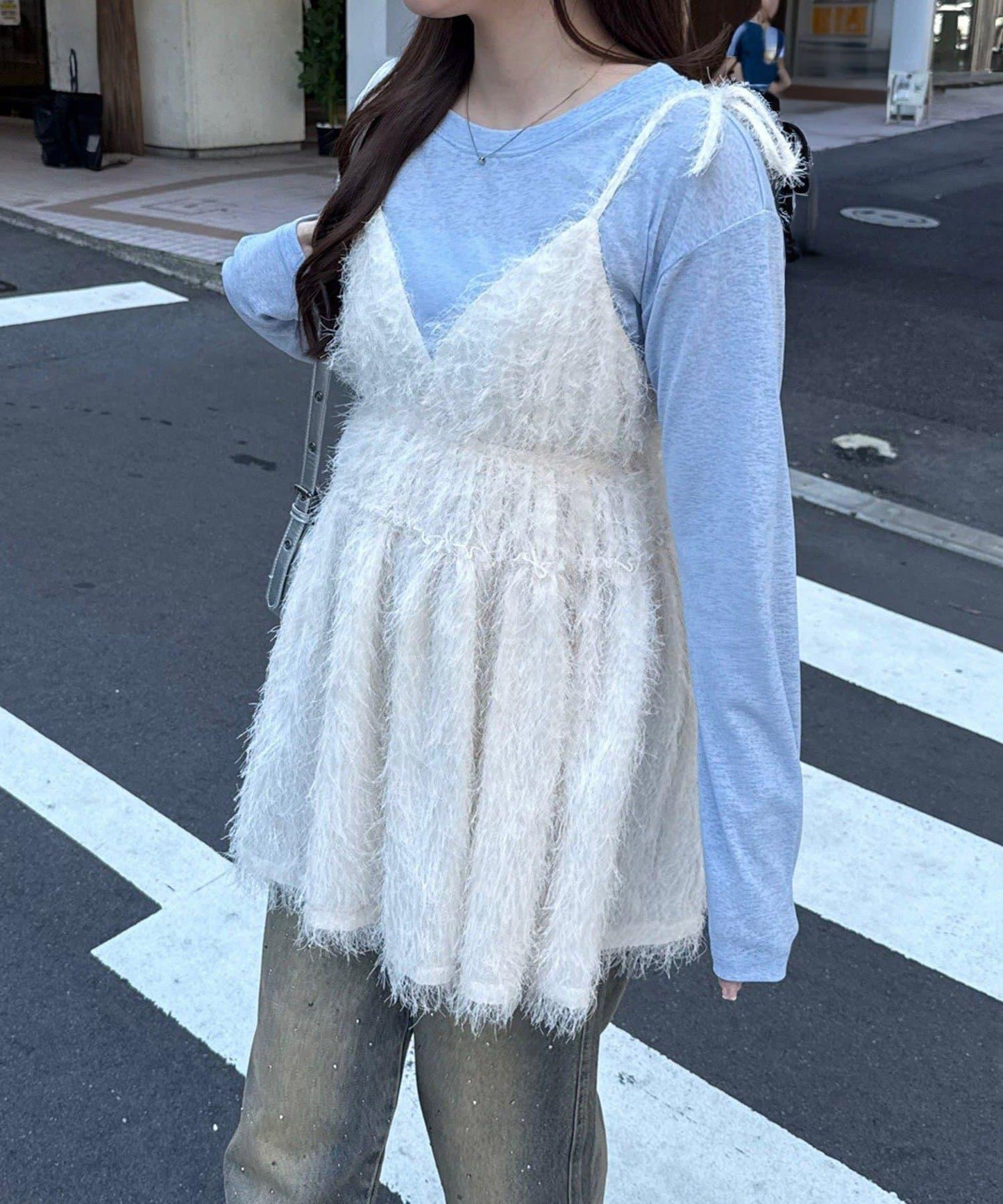 也適合疊穿！透視長袖T恤