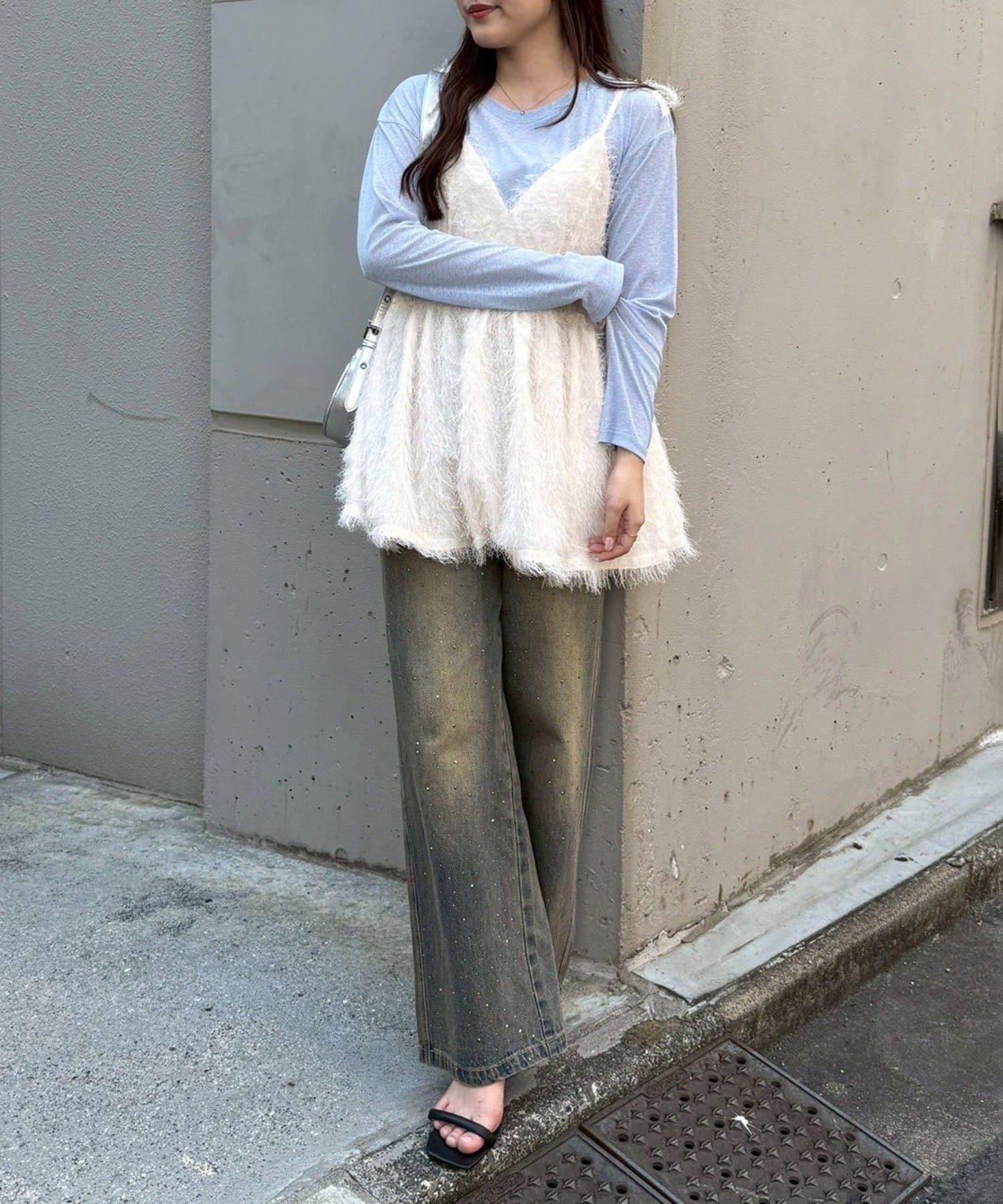 也適合疊穿！透視長袖T恤