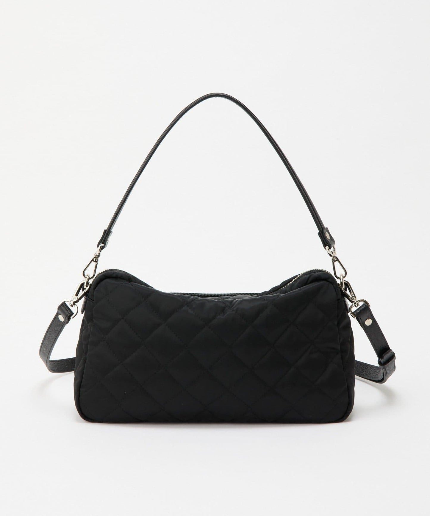 菱格紋橫款兩用單肩包