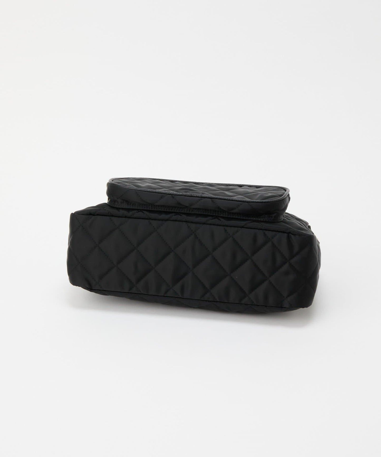 菱格紋橫款兩用單肩包