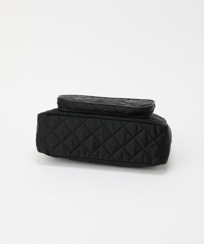 菱格紋橫款兩用單肩包