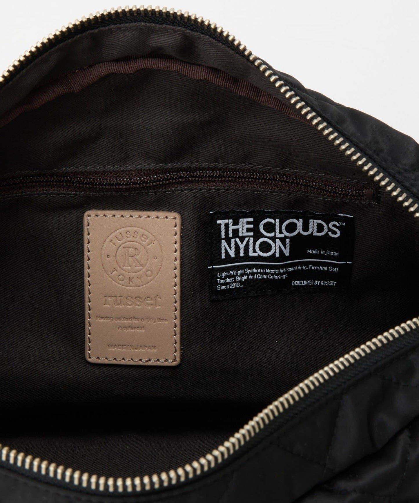 菱格紋橫款兩用單肩包