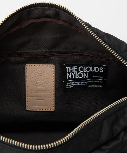 菱格紋橫款兩用單肩包