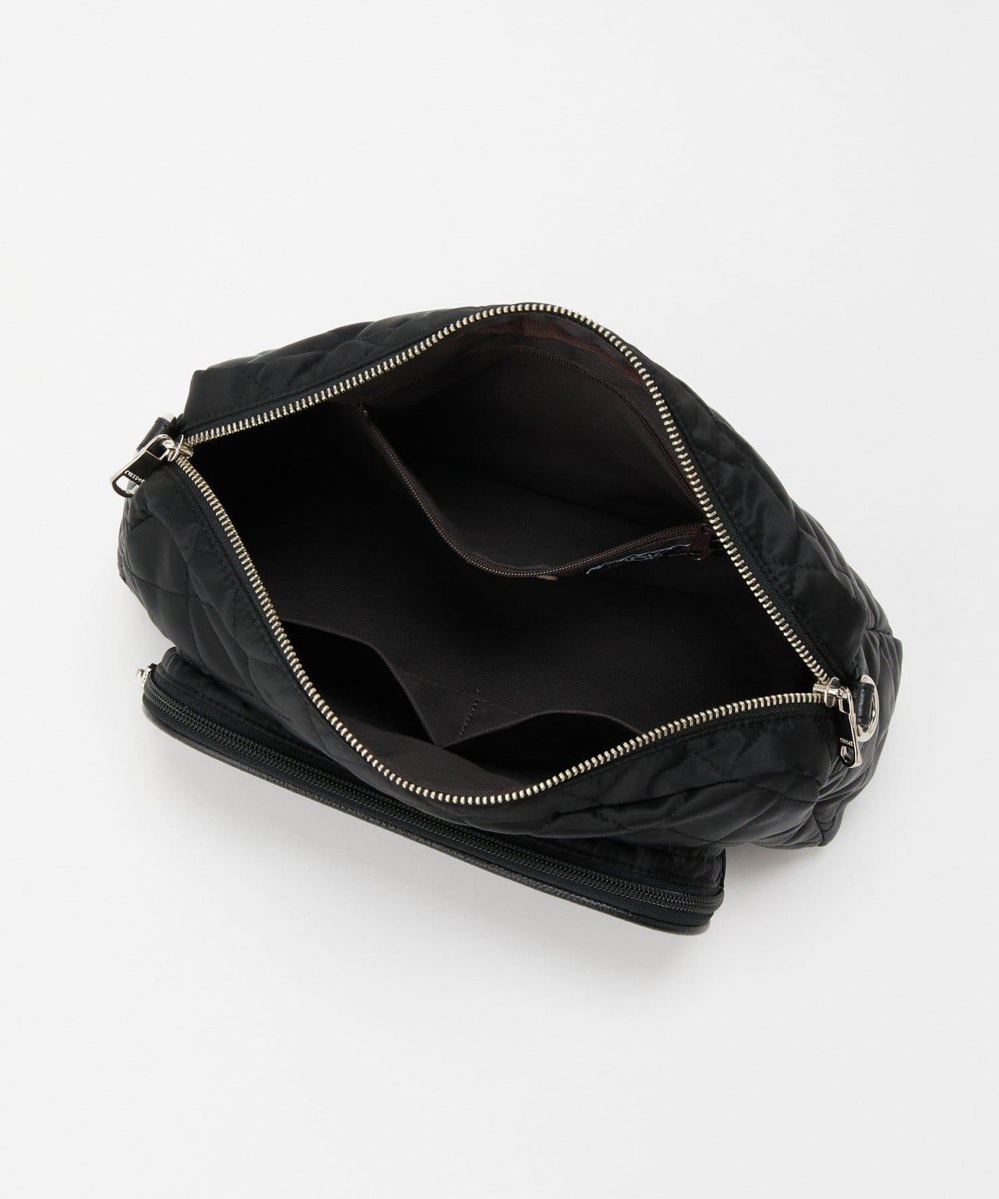 菱格紋橫款兩用單肩包