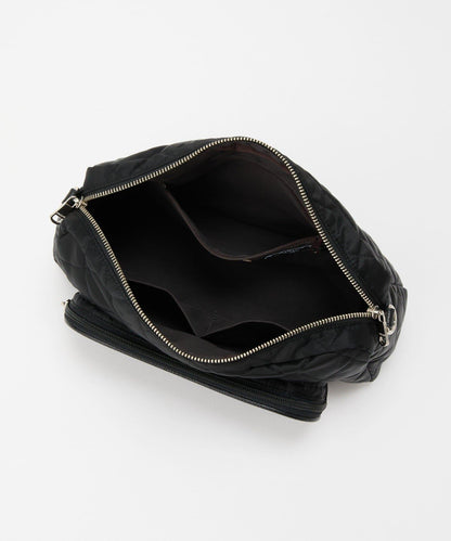 菱格紋橫款兩用單肩包