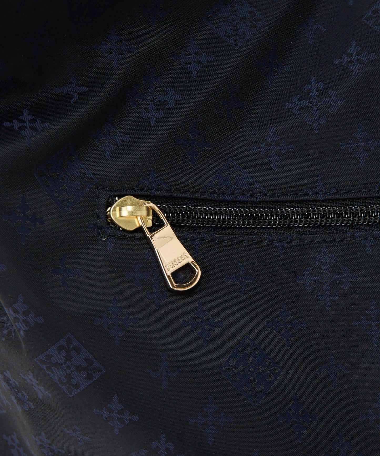 字母圖案尼龍提花豎款兩用單肩包