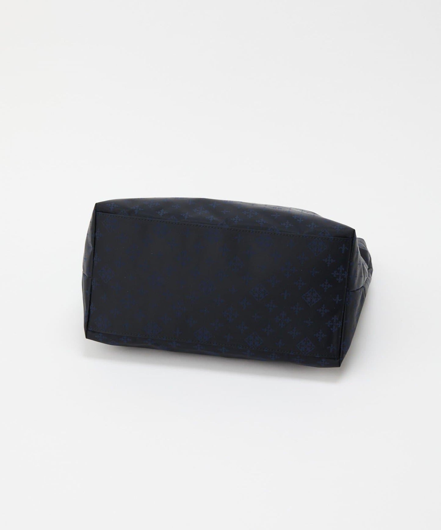 字母圖案尼龍提花豎款兩用單肩包