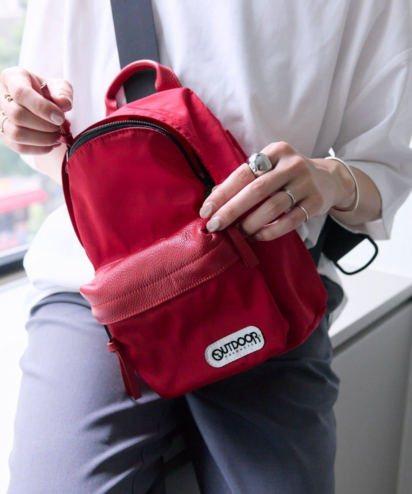 【OUTDOOR PRODUCTS】特別款雙肩包造型單肩包