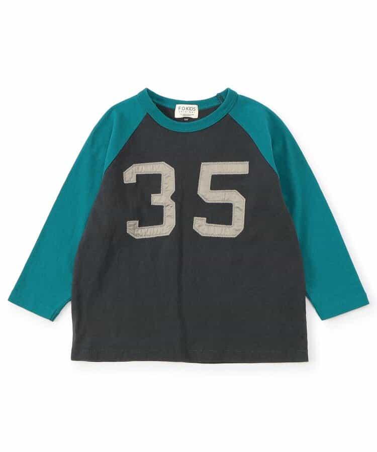 數字印花AP插肩袖T恤