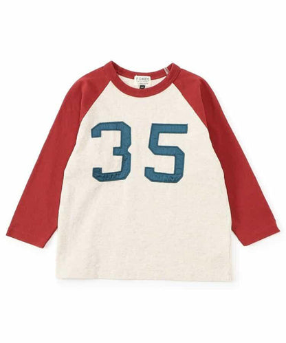 數字印花AP插肩袖T恤