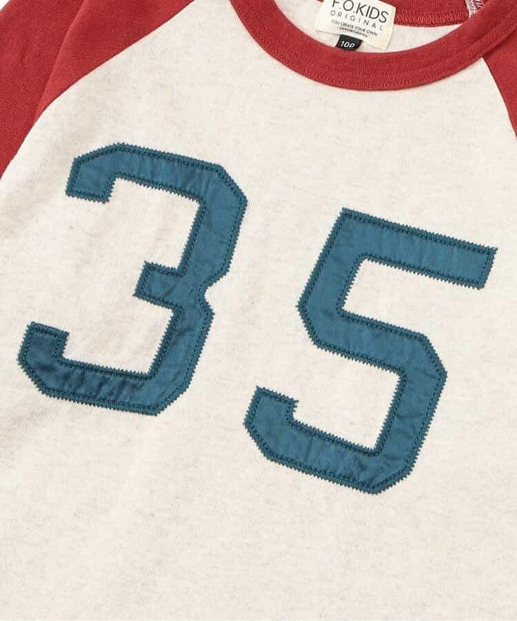 數字印花AP插肩袖T恤