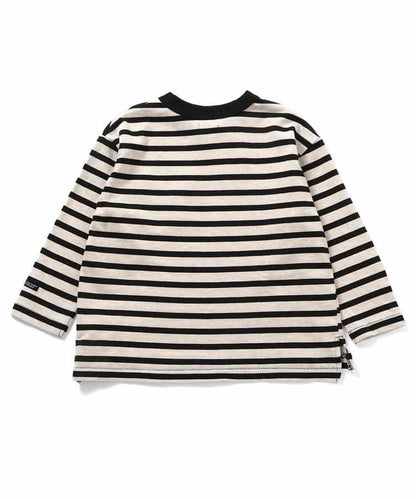 牛仔口袋長袖T恤