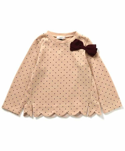 蝴蝶結鏤空邊T恤