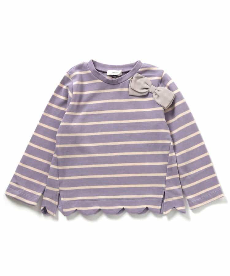 蝴蝶結鏤空邊T恤