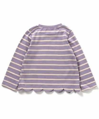 蝴蝶結鏤空邊T恤