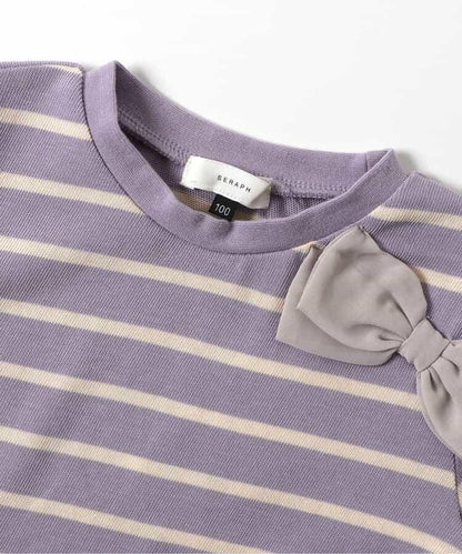 蝴蝶結鏤空邊T恤